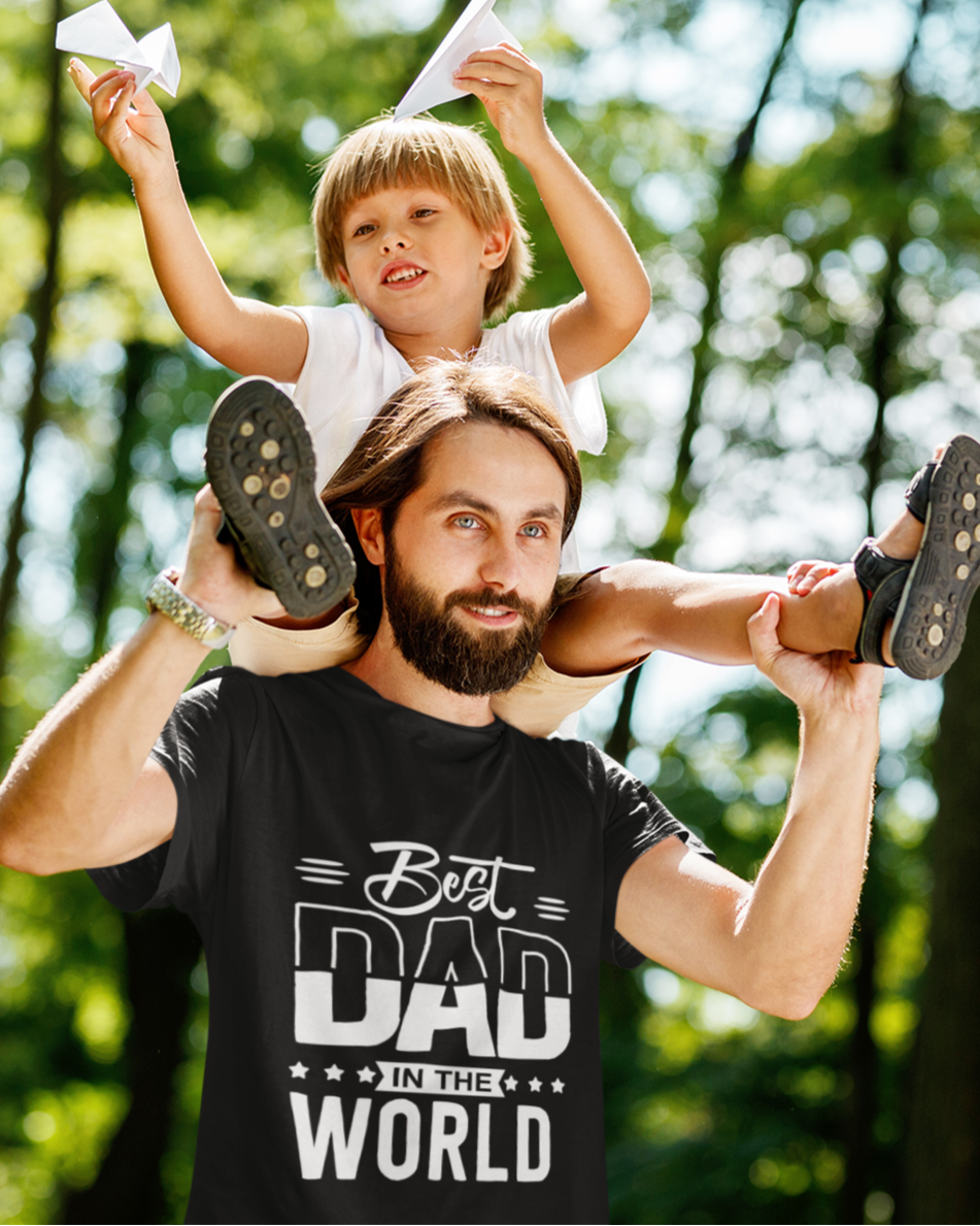 trendy best dad typography graphic t shirt for men - Forever TrendIn