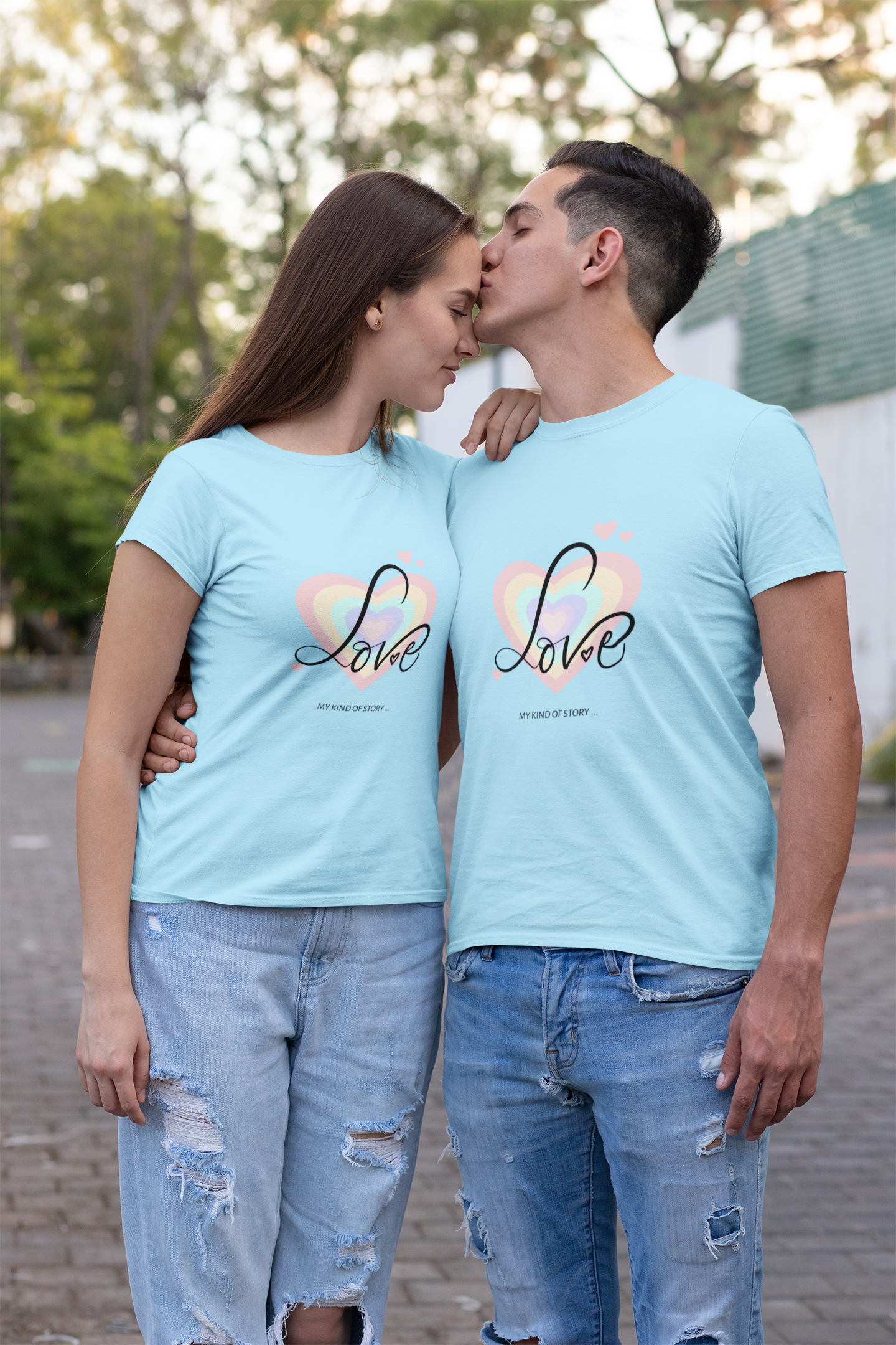 My Kind of Love Valentine Couple Oversized T-shirt