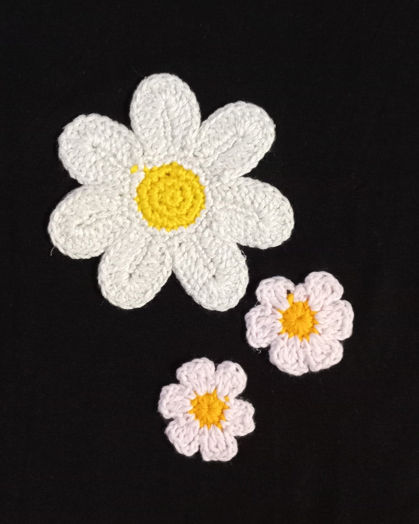 trendy cute flowers handmade crochet design crop top for women