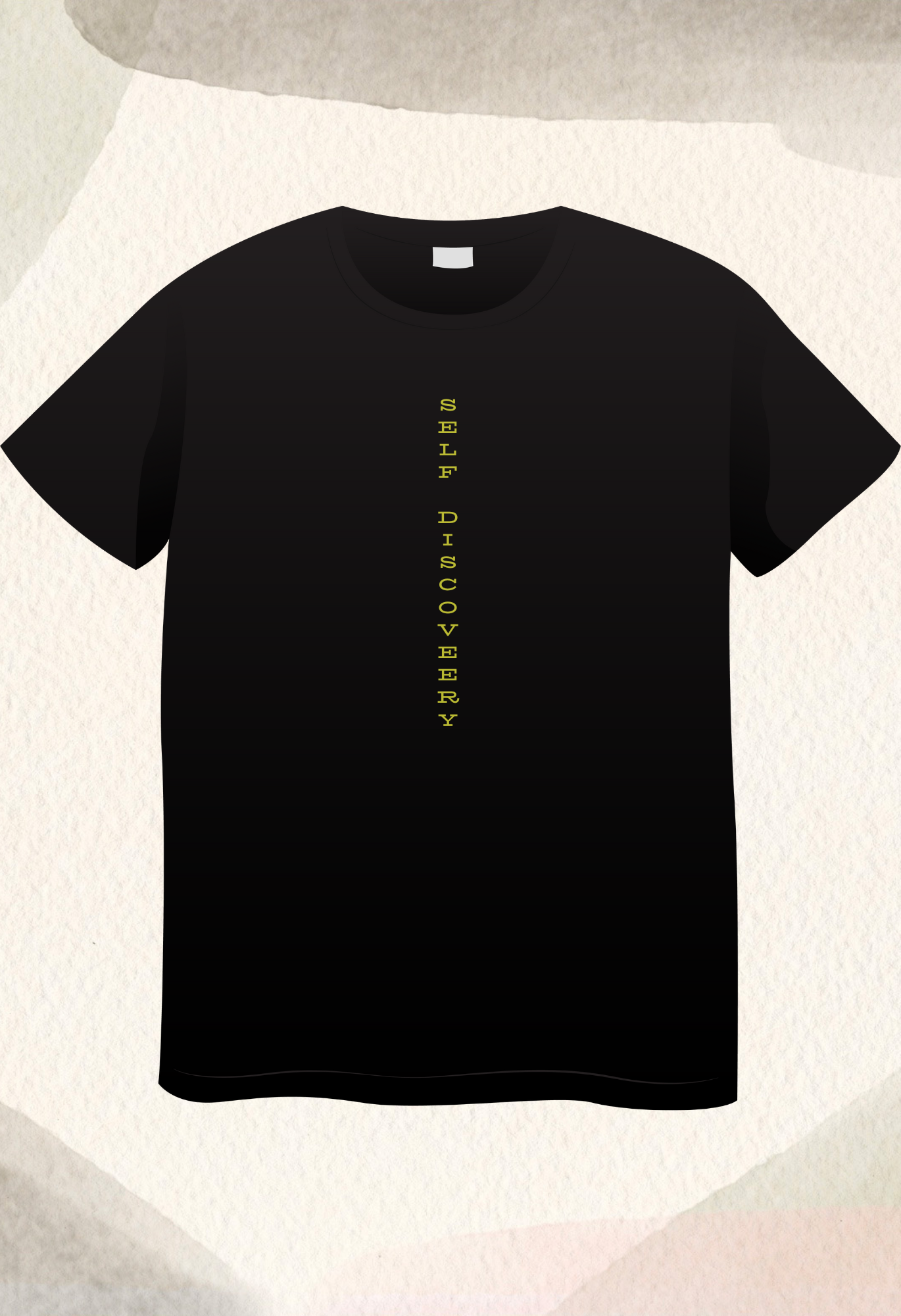 trendy self discovery typography graphic oversized t shirt for women - Forever TrendIn