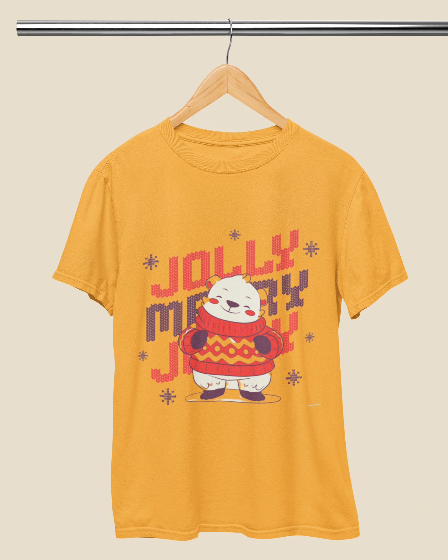 trendy Cute Bear Christmas Graphic T-Shirt - Forever TrendIn