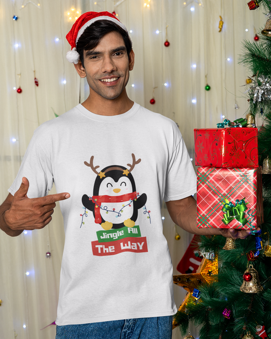 Trendy Cute Penguin Christmas Graphic T-Shirt for men - Forever TrendIn