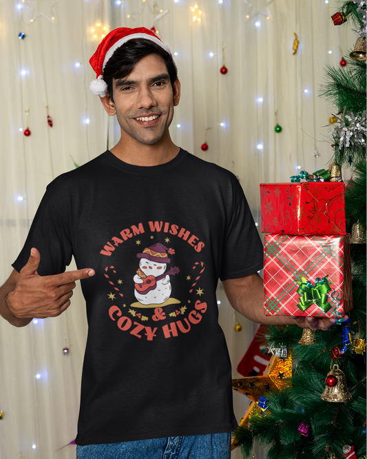 trendy Cute Snowman Christmas Graphic T-Shirt for men - Forever TrendIn