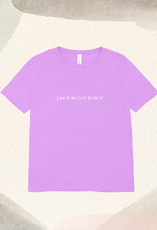 Trendy Introvert Typography Oversized graphic t shirt for men - Forever TrendIn