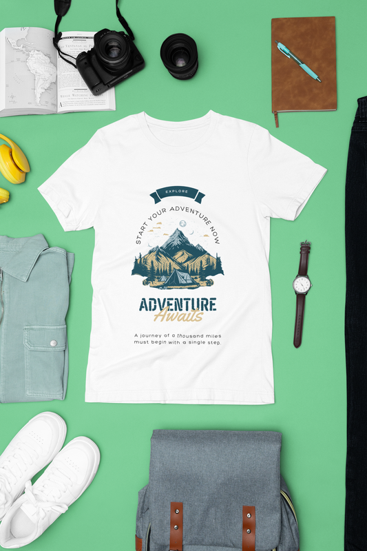 Men's Start Your Adventure Now Travel T-shirt