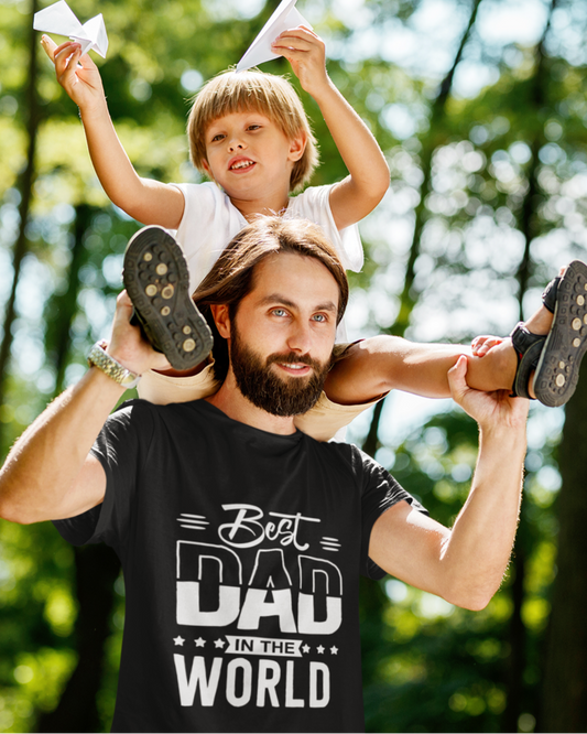 trendy best dad typography graphic t shirt for men - Forever TrendIn