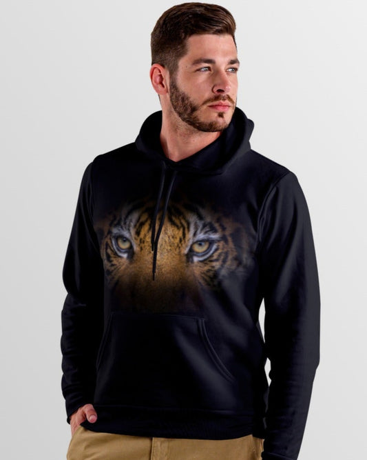 trendy tiger graphic hoodie for men - Forever TrendIn