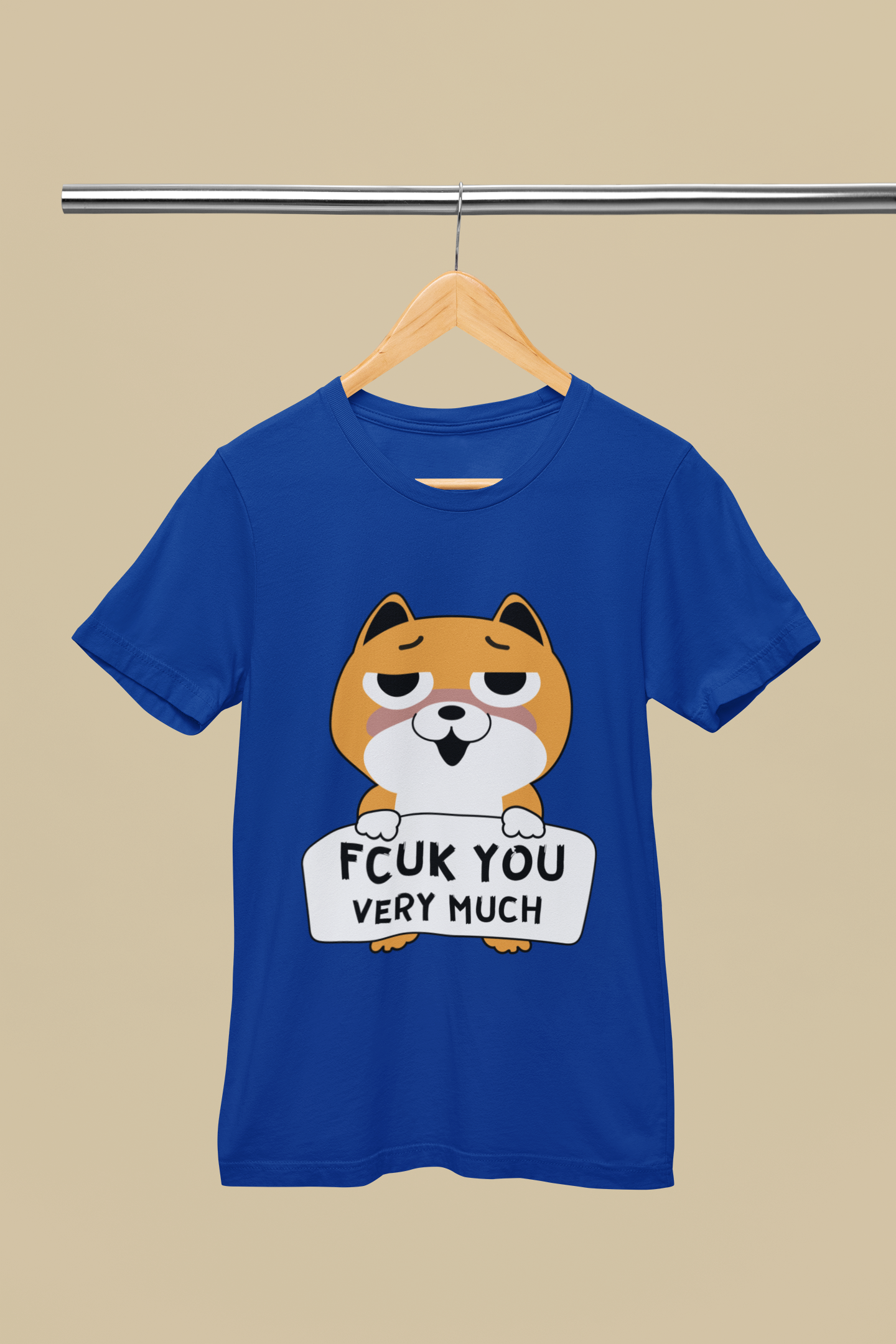 Men's Fcuk You very much - Cute Dog T-shirt