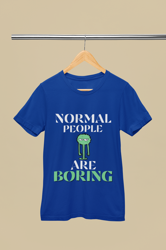 Men's Normal People are Boring - Alien T-shirt