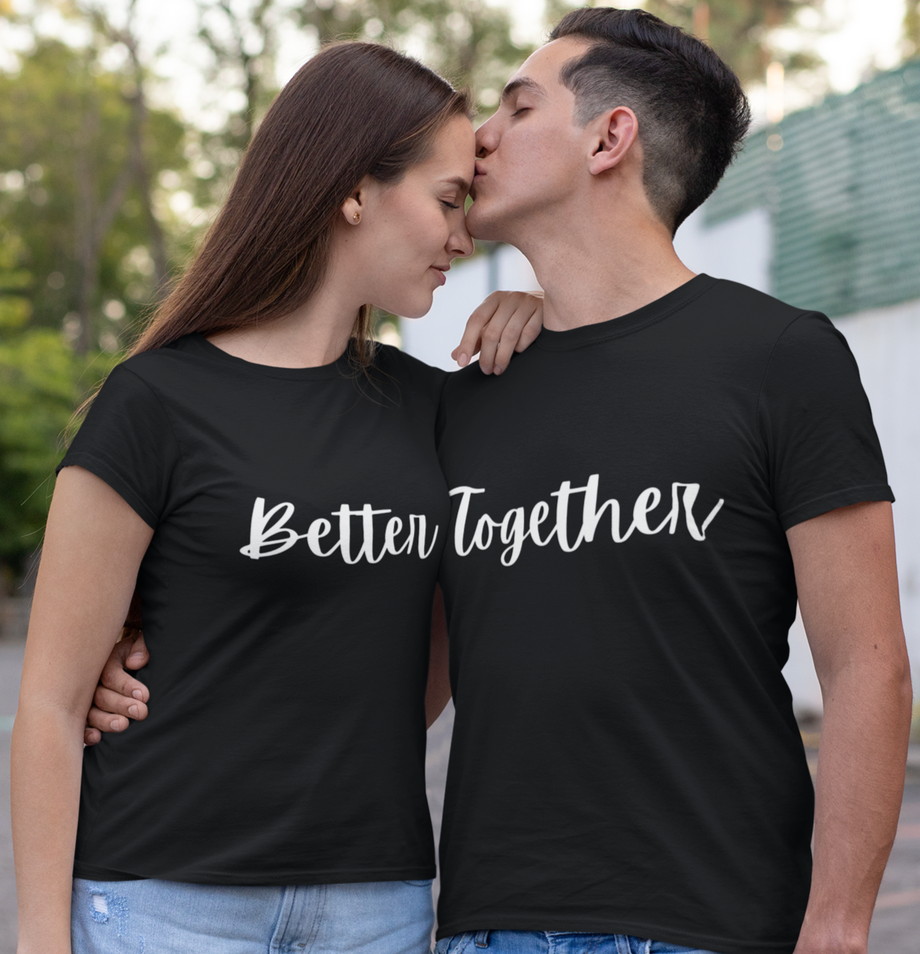 Men's Better Together Valentine Couple T-shirt
