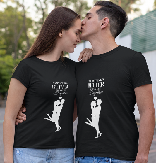 Women's Togetherness Valentine Couple T-shirt