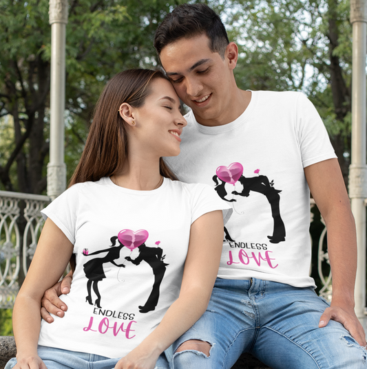 Men's Endless Love Valentine Couple T-shirt