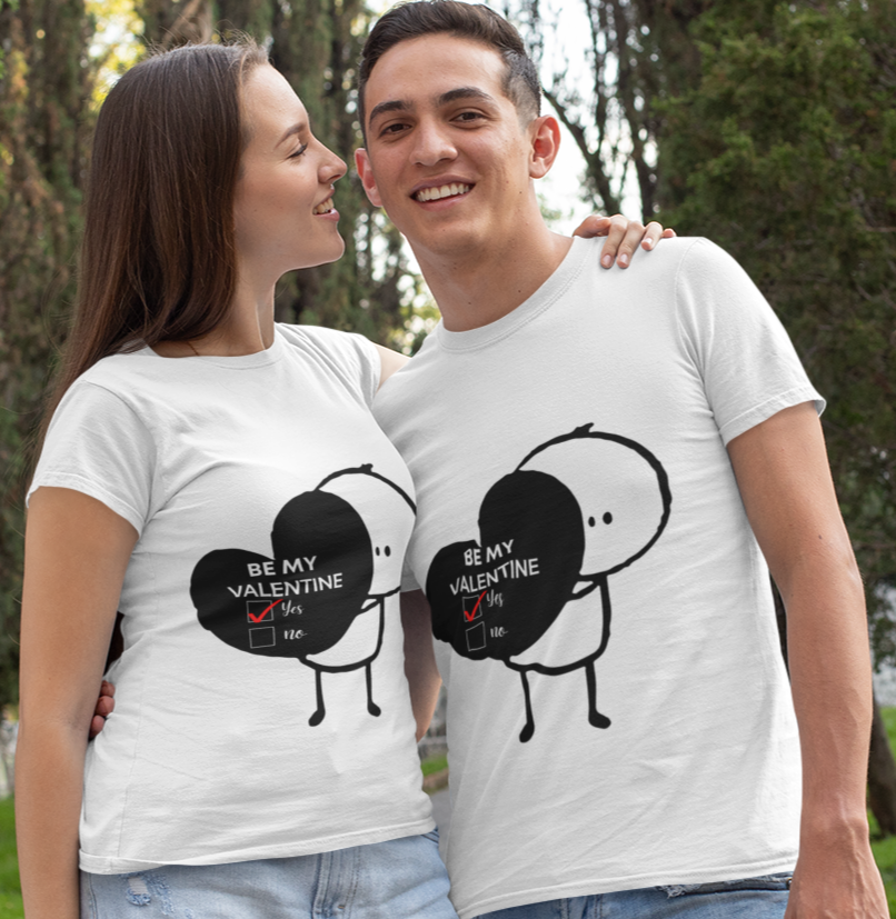 Men's Be My Valentine Couple T-shirt