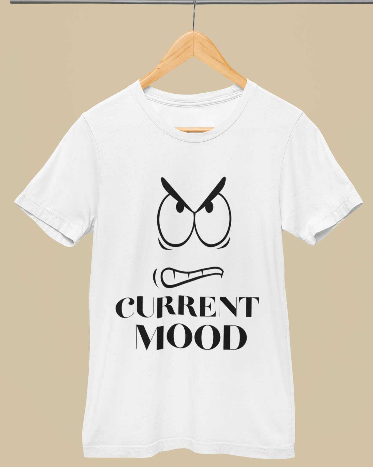 trendy current mood funny graphic t shirt for men and women - Forever TrendIn