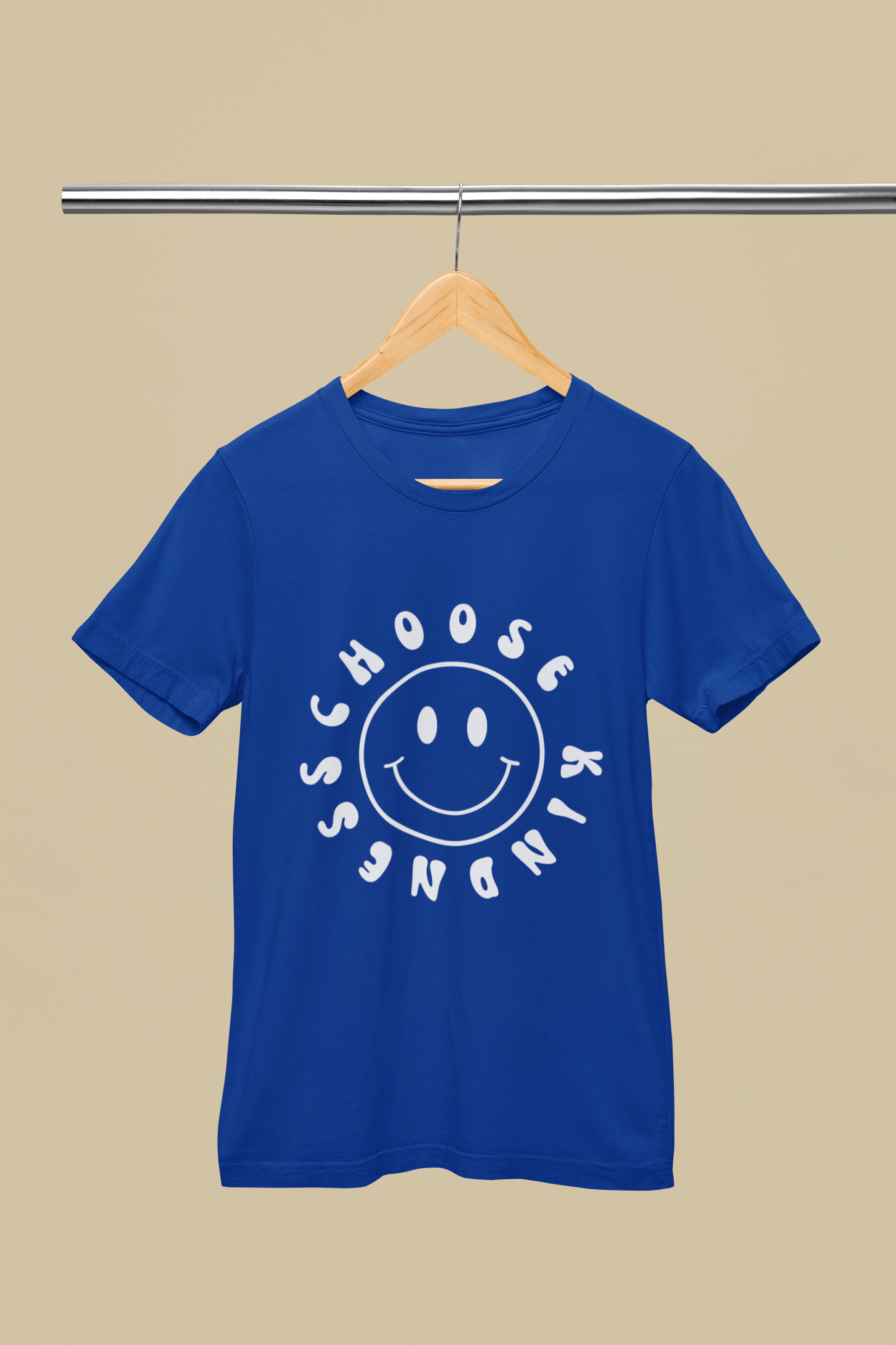 trendy choose kindness smiley boyfriend graphic t shirt for women - Forever TrendIn