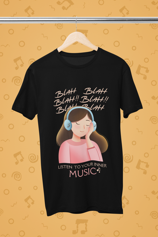 trendy self love music oversized graphic t shirt for women - Forever TrendIn