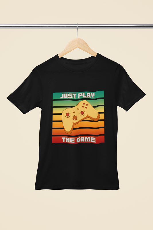 trendy play the game joystick retro graphic t shirt for women - Forever TrendIn