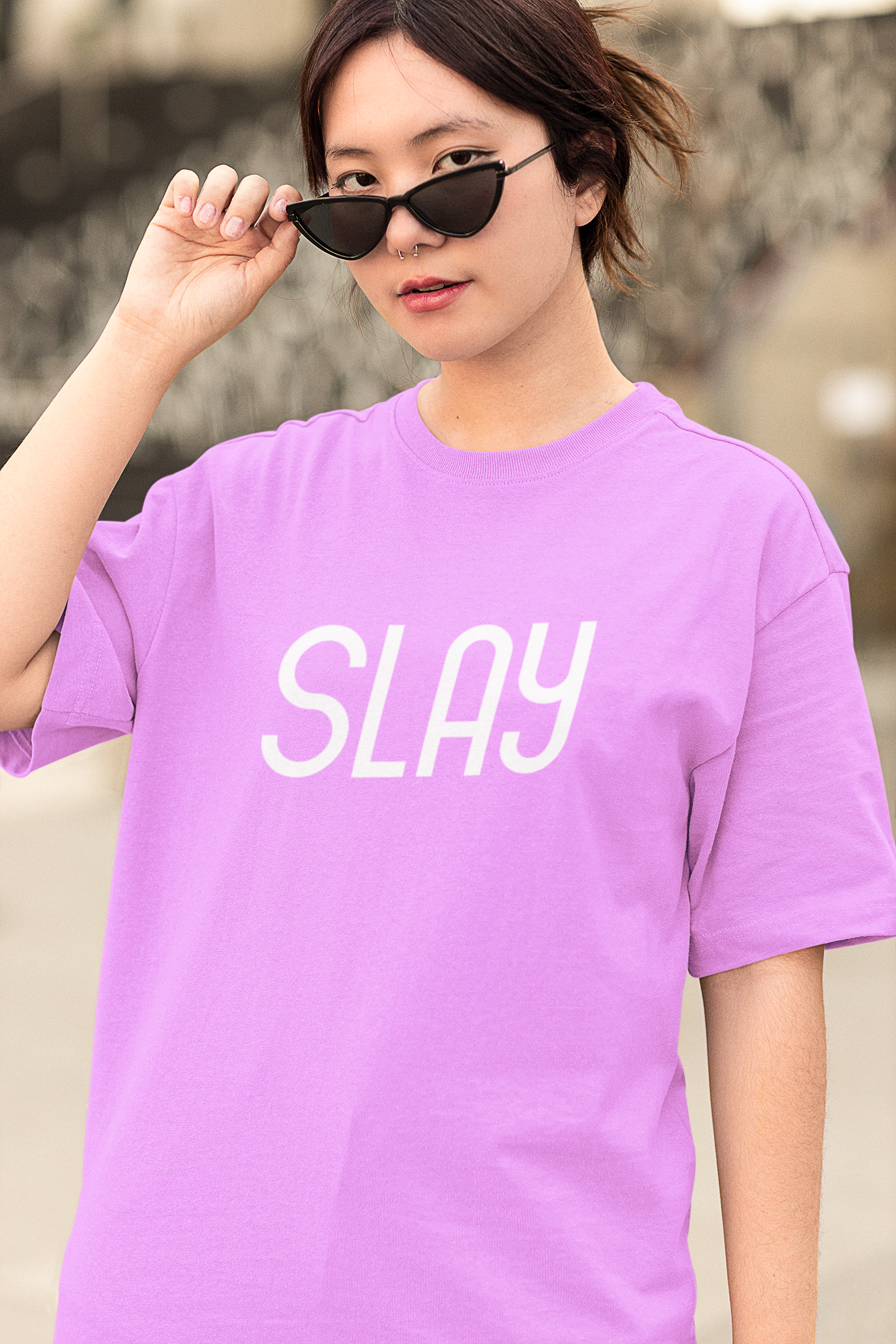 trendy slay genz oversized graphic t shirt for women - Forever TrendIn